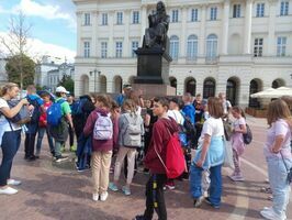 Uczniowie ze Stanowic w Warszawie