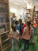Przedszkolaki ze Stanowic w Bibliotece w Strzegomiu