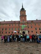 Uczniowie z „Dwójki” w Warszawie