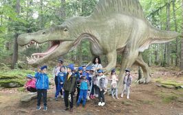 Przedszkolaki w Dinoparku