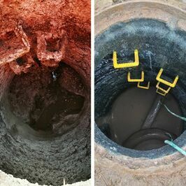 Remont studni kanalizacyjnych w Granicznej