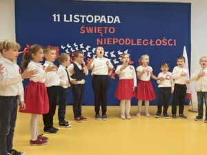 Narodowe Święto Niepodległości w Przedszkolu Nr 1 z oddz. integracyjnym  