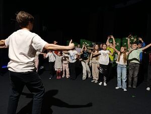 Warsztaty teatralne w ramach projektu