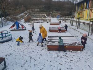 „Ferie na wesoło” w Przedszkolu Nr 1 w Strzegomiu