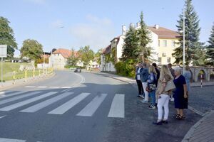 Rozmawiali o bezpieczeństwie w rejonie ul. Kasztelańskiej w Strzegomiu