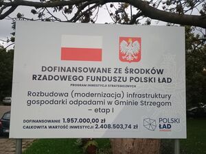 Zakończono realizację zadania pod nazwą „Rozbudowa (modernizacja) infrastruktury gospodarki odpadami w Gminie Strzegom – etap I”