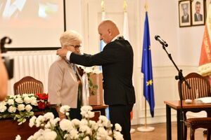 Krystyna Rynkiewicz Honorowym Obywatelem Strzegomia 