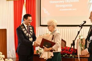 Krystyna Rynkiewicz Honorowym Obywatelem Strzegomia 