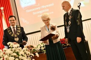 Krystyna Rynkiewicz Honorowym Obywatelem Strzegomia 