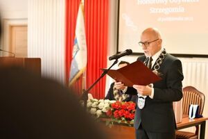 Krystyna Rynkiewicz Honorowym Obywatelem Strzegomia 