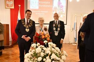 Krystyna Rynkiewicz Honorowym Obywatelem Strzegomia 