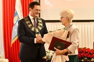 Krystyna Rynkiewicz Honorowym Obywatelem Strzegomia 
