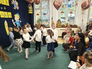 Uroczystość Pasowania na Starszaka w Publicznym Przedszkolu nr 4 im. Pszczółki Mai w Strzegomiu