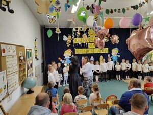 Uroczystość Pasowania na Starszaka w Publicznym Przedszkolu nr 4 im. Pszczółki Mai w Strzegomiu