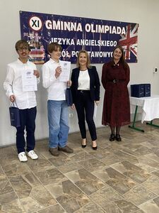 XI Gminna Olimpiada Języka Angielskiego 