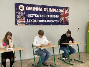 XI Gminna Olimpiada Języka Angielskiego 
