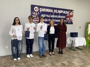 XI Gminna Olimpiada Języka Angielskiego 