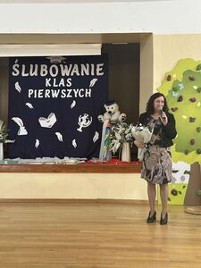 Pierwszaki z Jaroszowa już po uroczystym Pasowaniu 