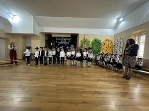 Pierwszaki z Jaroszowa już po uroczystym Pasowaniu 