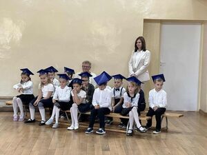 Pierwszaki z Jaroszowa już po uroczystym Pasowaniu 