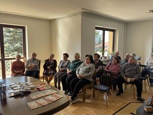 Wizyta strażaka w naszym Dziennym Domu Pomocy