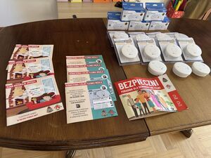 Wizyta strażaka w naszym Dziennym Domu Pomocy