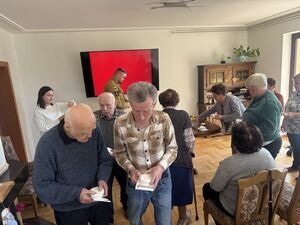 Wizyta strażaka w naszym Dziennym Domu Pomocy