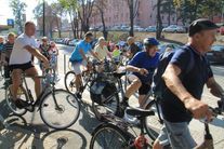  Happening Rowerowy organizowany w ramach Europejskiego Dnia Zrównoważonego Transportu.