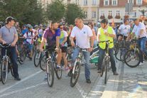  Happening Rowerowy organizowany w ramach Europejskiego Dnia Zrównoważonego Transportu.