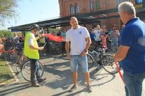  Happening Rowerowy organizowany w ramach Europejskiego Dnia Zrównoważonego Transportu.