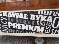 Banery na food trucku- kawał byka BBQ premium