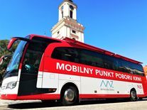 Autobus "Mobilny punkt poboru krwii"