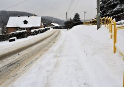 Odśnieżanie miasta.