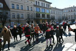 Uczestnicy akcji  One Billion Rising (Nazywam się Miliard)