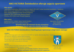 Zajęcia piłkarskie dla dzieci z Ukrainy w MKS Victoria