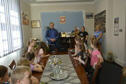 Przedszkolaki z wizytą u Burmistrza w Ratuszu