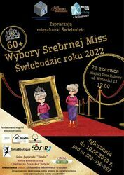 plakat Wybory Srebrnej MISS Świebodzic