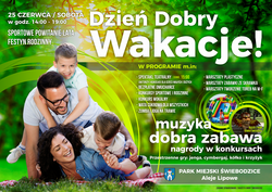 plakat Dzień Dobry Wakacje!