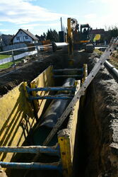 Budowa kanalizacji na ul. Olszańskiej