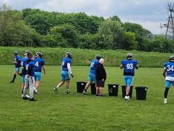 Drużyna  Footballu Amerykańskiego Panthers Wrocław w Świebodzicach