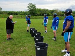 Drużyna  Footballu Amerykańskiego Panthers Wrocław w Świebodzicach