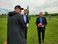 Drużyna  Footballu Amerykańskiego Panthers Wrocław w Świebodzicach