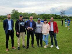 Drużyna  Footballu Amerykańskiego Panthers Wrocław w Świebodzicach