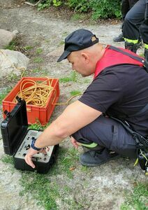 Akcja ratunkowa na Stawie Warszawianka