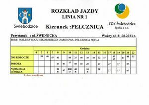 rozkład jazdy