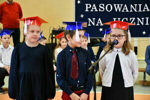 Pasowanie na pierwszoklasistę w SP nr 4