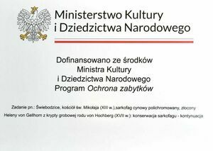 Zabytkowy sarkofag Heleny von Gellhorn został odrestaurowany