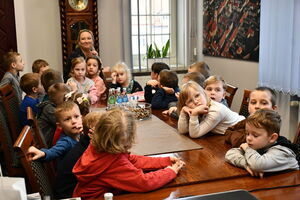 Dzieci z Przedszkola nr 2 z wizytą u Burmistrza