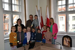 Przedszkolaki z wizytą u Burmistrza Miasta