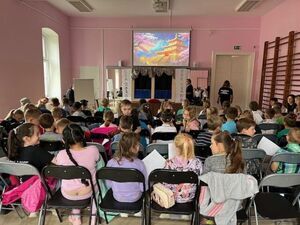 Uczniowie SP nr 1 na zajęciach bibliotecznych